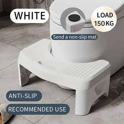 Thickened Toilet Squatting Stool Bathroom Footstool Household Restroom Pad - Blue - Mekamart Australia
