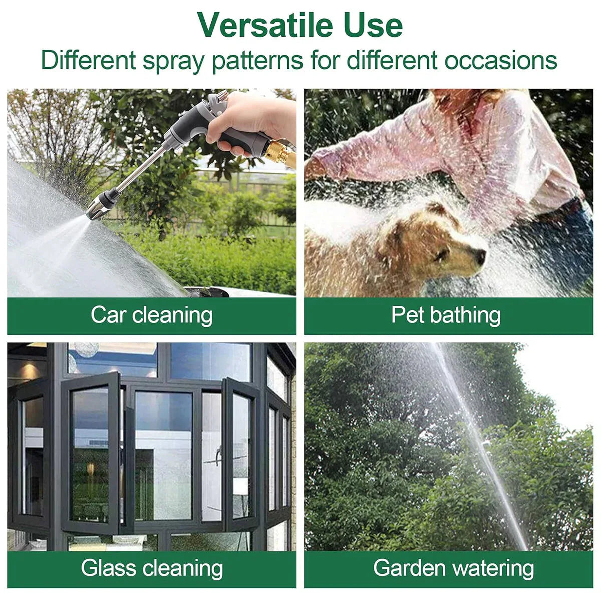 High Pressure Long Pole Water Spray Nozzle Household Car Wash Cleaning Sprayer - Car Wash Sprayer Set - Mekamart Australia