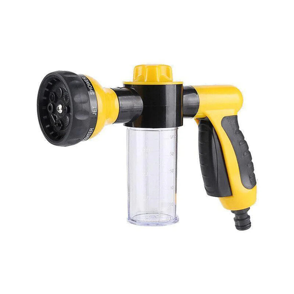 Washing Nozzle Plant Pet Hose 8-Mode Garden Car Water Foam Sprayer Soap Dispenser - Green - Mekamart Australia