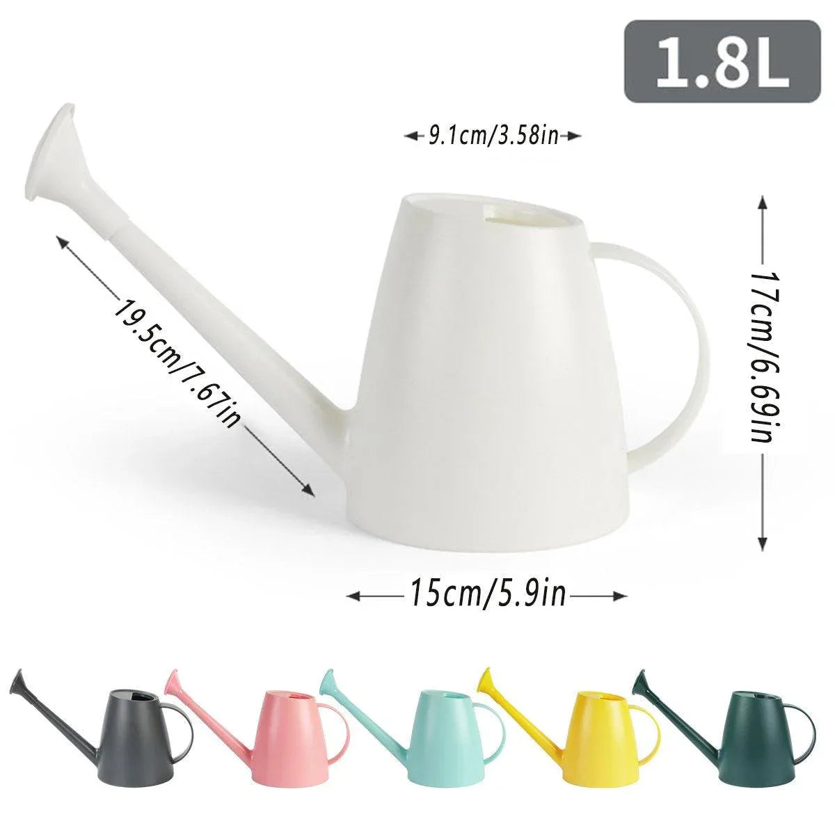 Long Spout Watering Can Garden Sprinkler Gardening Tools for Plants Flowers - Green - Mekamart Australia