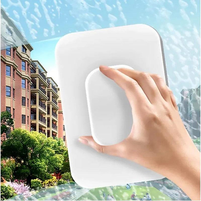 Magnetic Window Glass Cleaning Tool Double Side Glass Cleaner Brush Wiper Home - Mekamart Australia