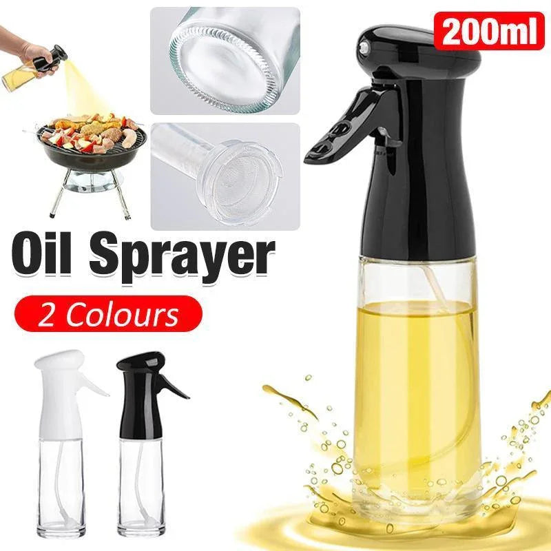 Olive Oil Sprayer Dispenser Cooking Baking BBQ Spray Bottle Kitchen Tool HG - White - Mekamart Australia