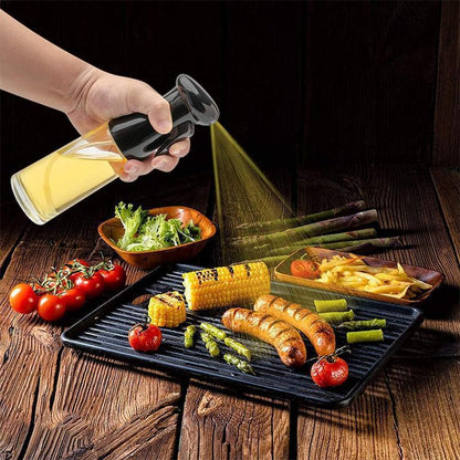 Olive Oil Sprayer Dispenser Cooking Baking BBQ Spray Bottle Kitchen Tool HG - White - Mekamart Australia