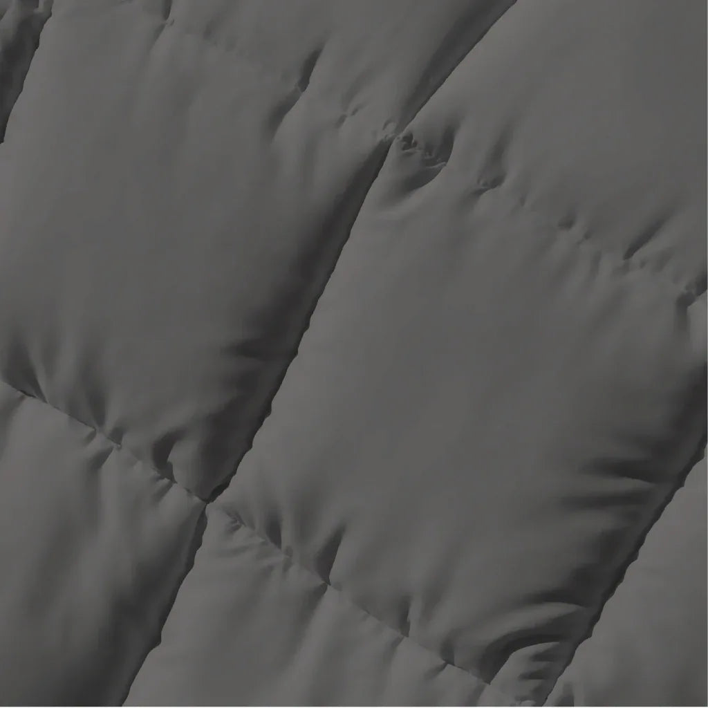 Luxor Australian Made All Season Grey 400GSM Bamboo Blend Quilt King Single - Mekamart Australia