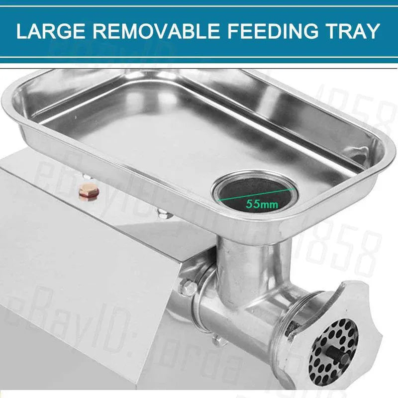 1.63HP Commercial Meat Mincer- Electric Grinder & Sausage Maker Filler 1200W - Mekamart Australia