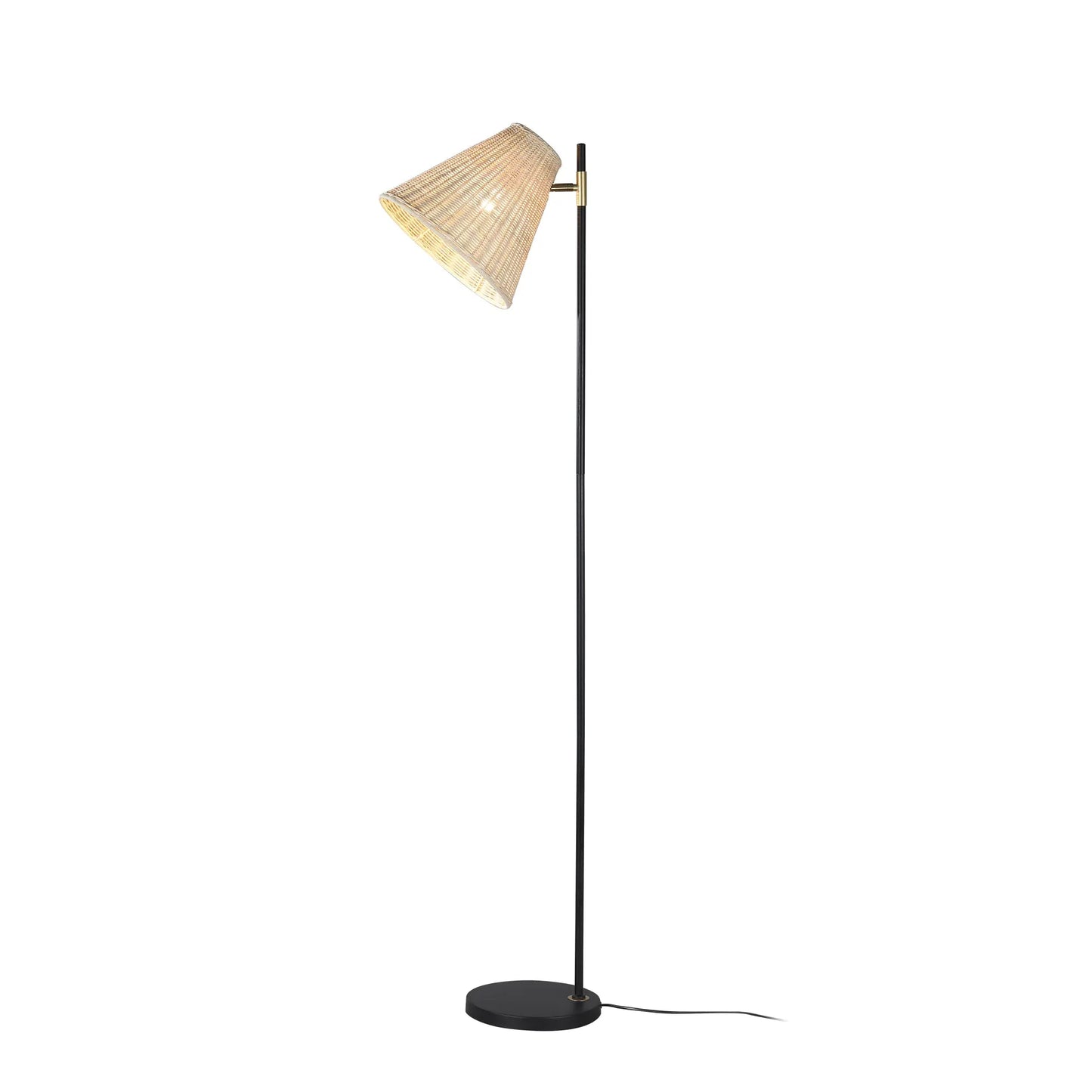 Yvette Rattan Floor Lamp - Mekamart Australia