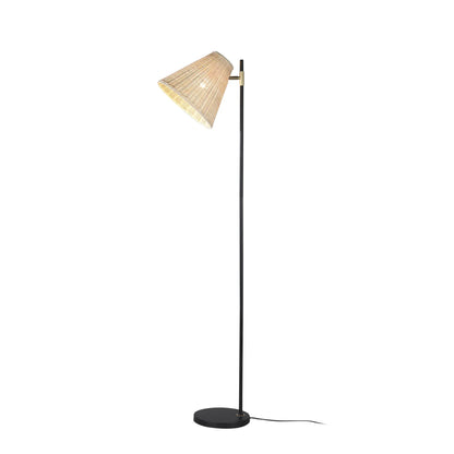 Yvette Rattan Floor Lamp - Mekamart Australia