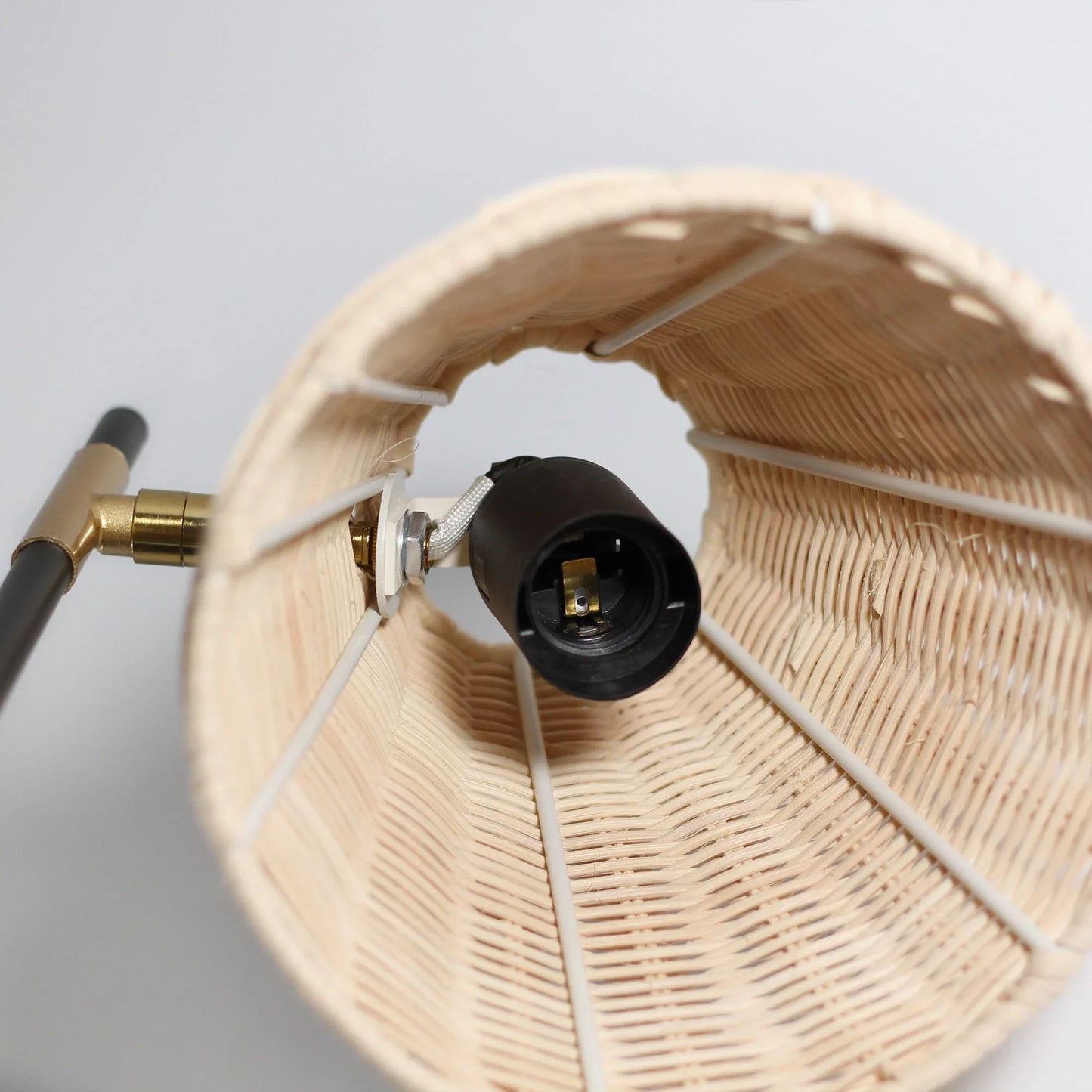 Yvette Rattan Floor Lamp - Mekamart Australia