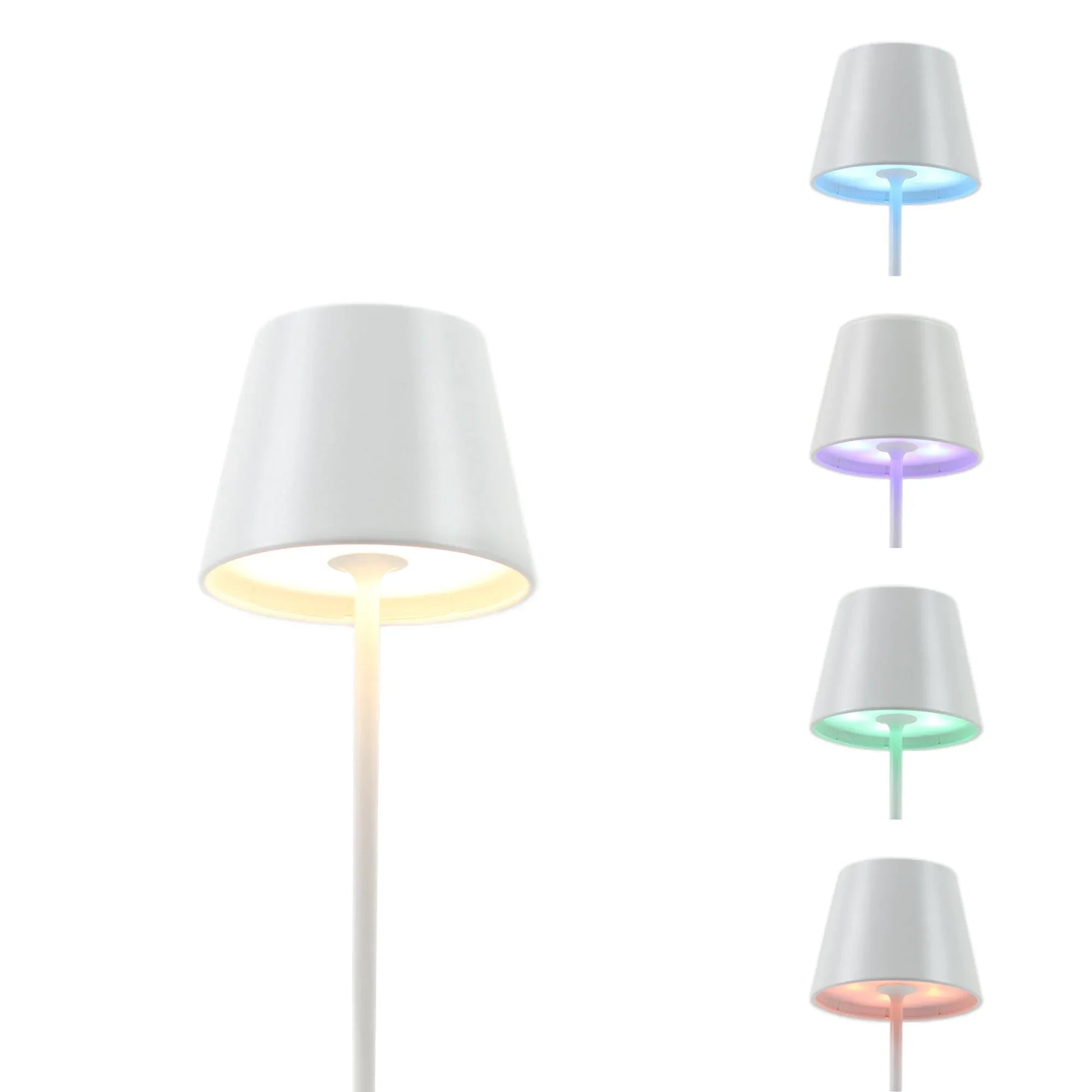 Enoki Portable RGB Table Lamp - White - Mekamart Australia