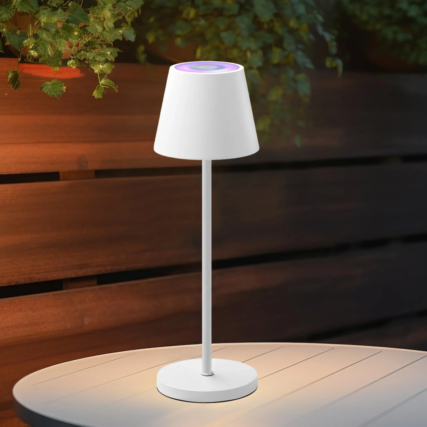 Enoki Portable RGB Table Lamp - White - Mekamart Australia