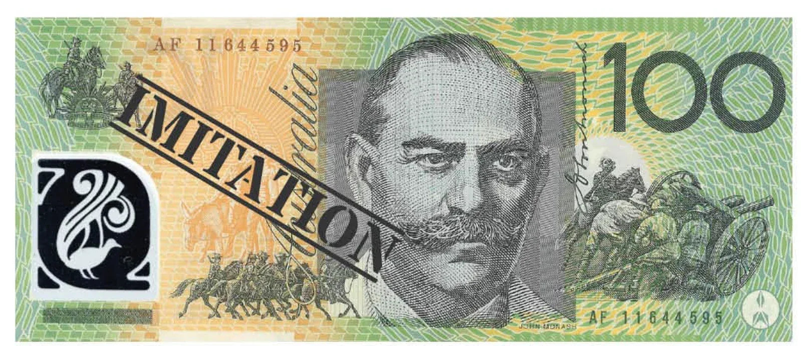 100 Dollar Australian Souvenir Note Pad Fake AUD Money - 1 Pack of 50 Sheets - Mekamart Australia