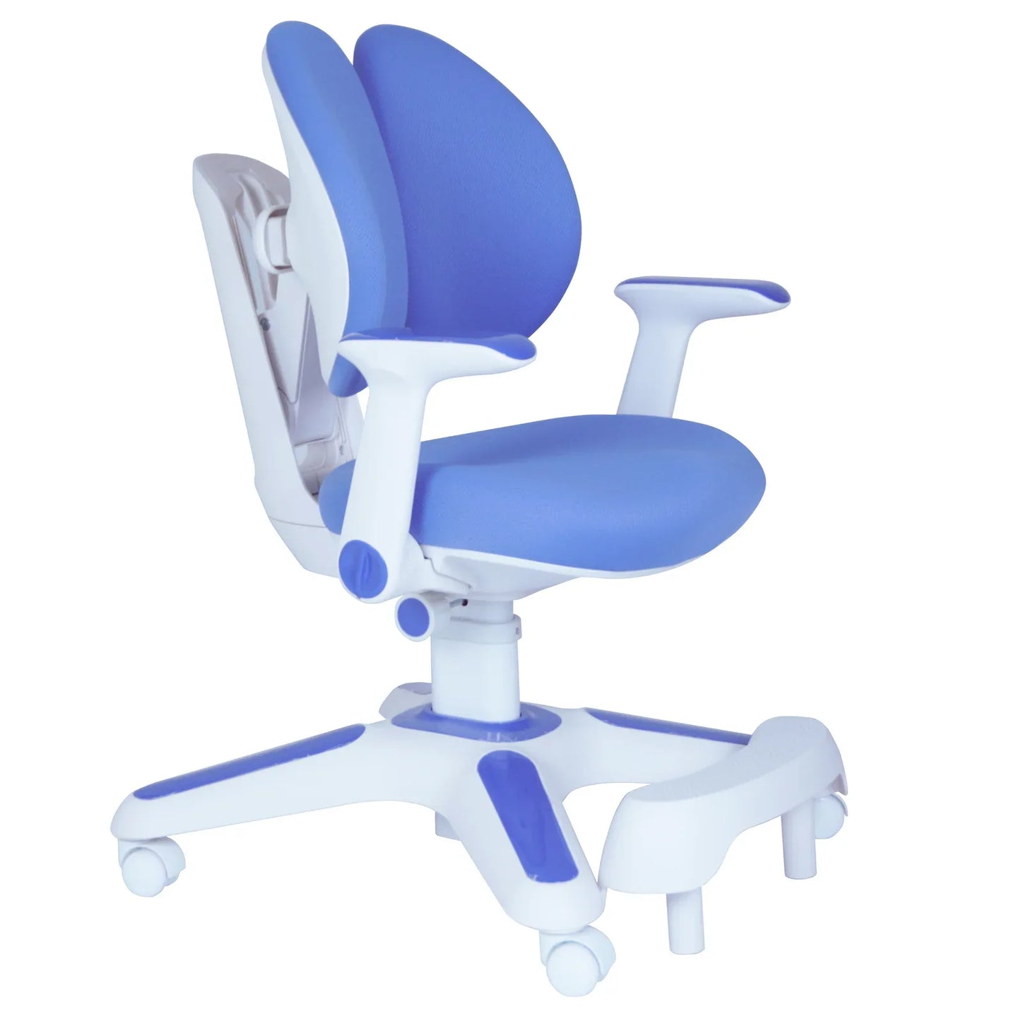 Ergonomic Children Kids Study Chair Set Height Adjustable - Blue - Mekamart Australia
