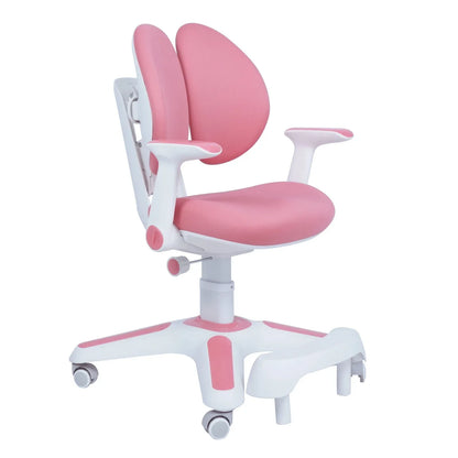 Ergonomic Children Kids Study Chair Set Height Adjustable - Pink - Mekamart Australia
