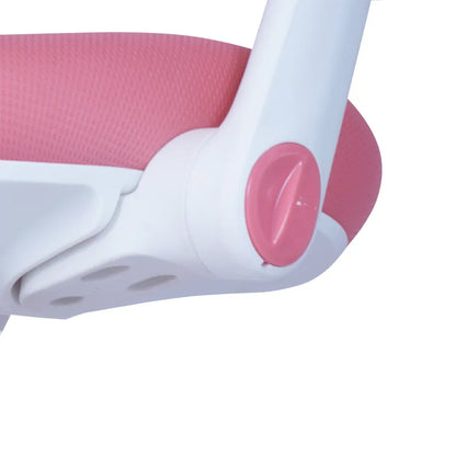 2x Ergonomic Children Kids Study Chairs Height Adjustable - Pink - Mekamart Australia