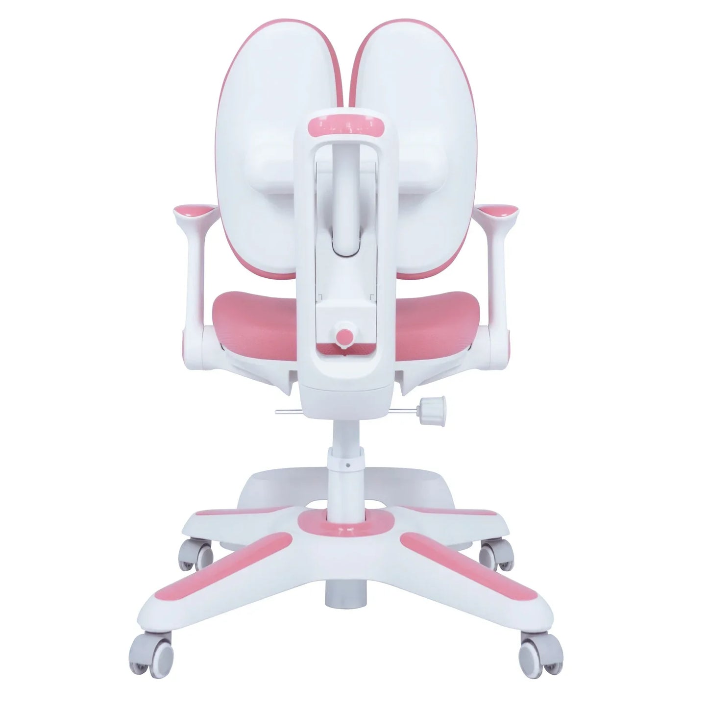 6x Ergonomic Children Kids Study Chairs Height Adjustable - Pink - Mekamart Australia