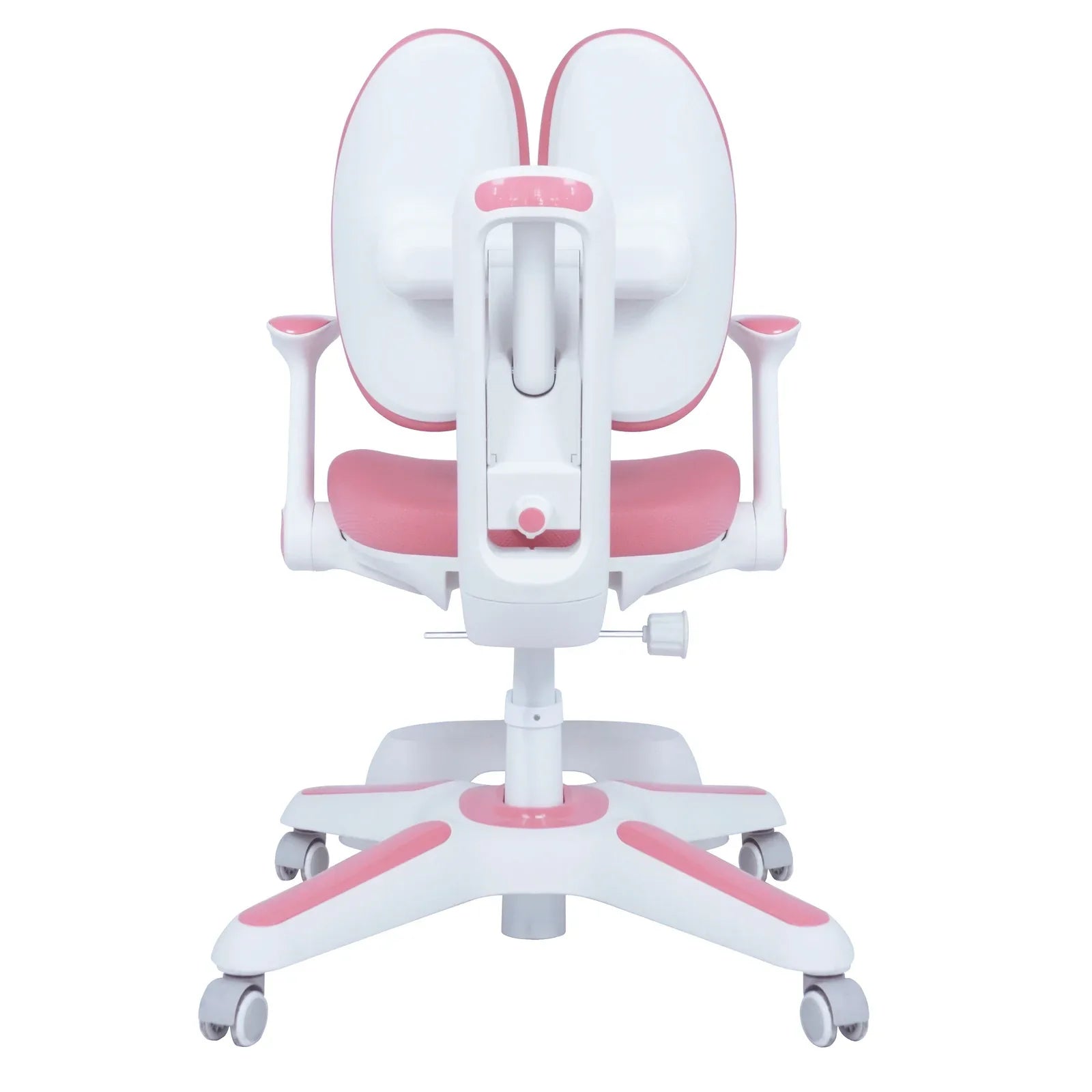 6x Ergonomic Children Kids Study Chairs Height Adjustable - Pink - Mekamart Australia