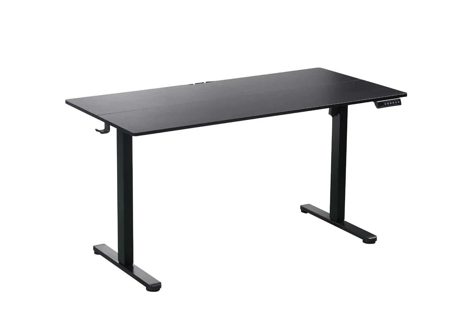 Ergonomic Kids Study Chair & Adjustable Electric Standing Desk Set – Blue Chair & Black Desk - Mekamart Australia