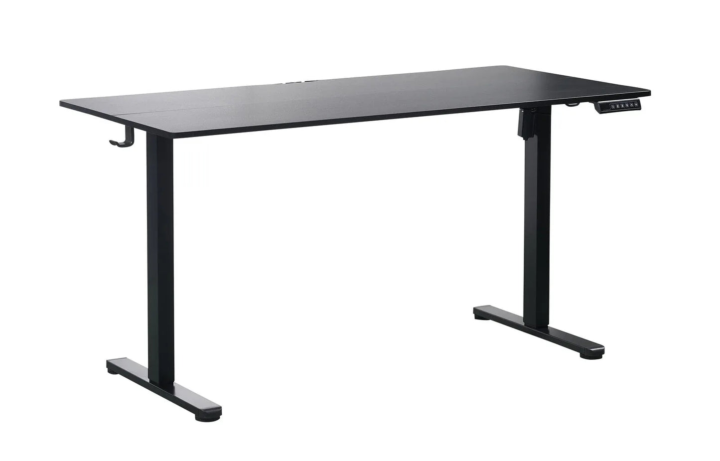 Ergonomic Kids Study Chair & Adjustable Electric Standing Desk Set – Blue Chair & Black Desk - Mekamart Australia