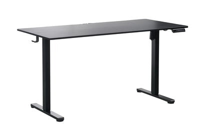 Ergonomic Kids Study Chair & Adjustable Electric Standing Desk Set – Blue Chair & Black Desk - Mekamart Australia