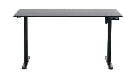 Ergonomic Kids Study Chair & Adjustable Electric Standing Desk Set – Blue Chair & Black Desk - Mekamart Australia