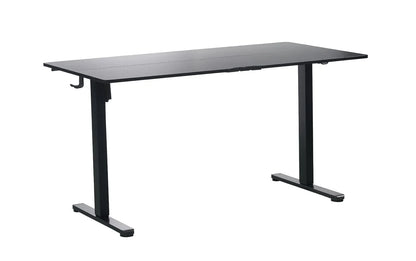 Ergonomic Kids Study Chair & Adjustable Electric Standing Desk Set – Blue Chair & Black Desk - Mekamart Australia