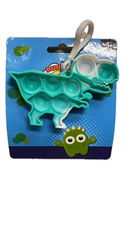 Push Bubble Pop It Fidget Keyring Squeeze Toy Sensory Silicone Stress Reliever - Mekamart Australia