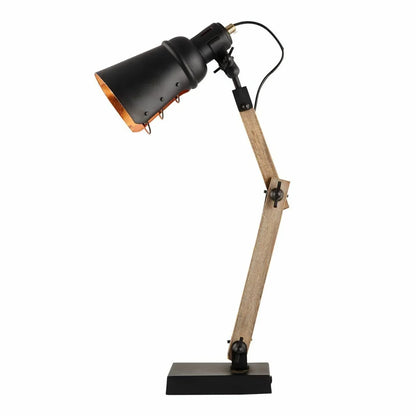 Scandi Modern Natural Wooden Table Lamp Rustic Retro Designer Vintage Light - Mekamart Australia