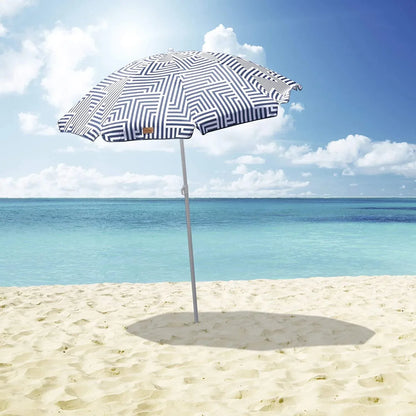 Outdoor Garden Beach Umbrella 1.8m Sun Shade w/Carry Bag Tilt Pool Sun Protection AU - Mekamart Australia
