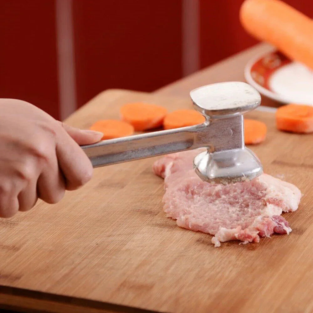 25cm Hammer Meat Tenderiser Chicken Steak Mallet Beef Handle - Mekamart Australia
