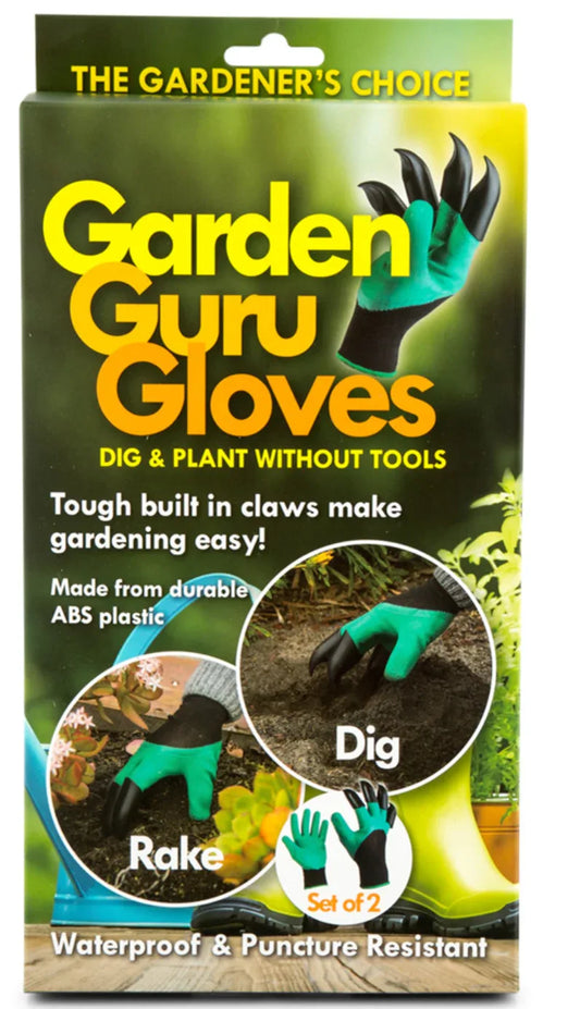 Garden Guru Waterproof and Puncture Resistant Gloves w Claws Digging - Mekamart Australia