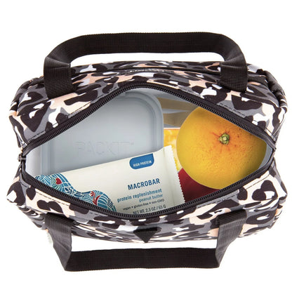 PACKIT Freezable Ice Lunch Bag Tote Food Storage Camping Travel Tiger - Wild Leopard - Mekamart Australia
