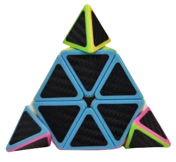 Educational Toy Triangle Speed Cube Pyramid Brain Teaser Puzzle Magic - Mekamart Australia