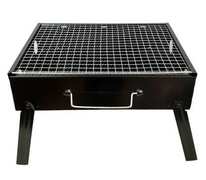 Mini Portable Foldable Charcoal Grill BBQ Grill Outdoor - Matte Black - Mekamart Australia