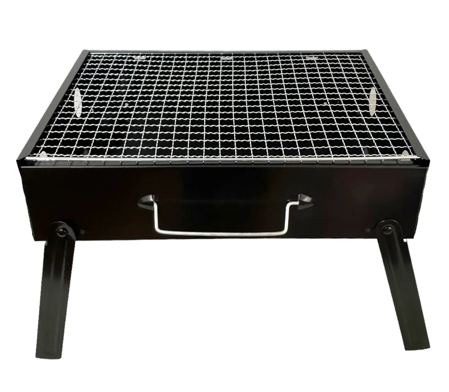 Mini Portable Foldable Charcoal Grill BBQ Grill Outdoor - Matte Black - Mekamart Australia