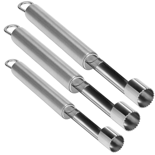 3x WILTSHIRE APPLE CORER Fruit Vegetable Cutter Slicer Tool Stainless Steel - Mekamart Australia
