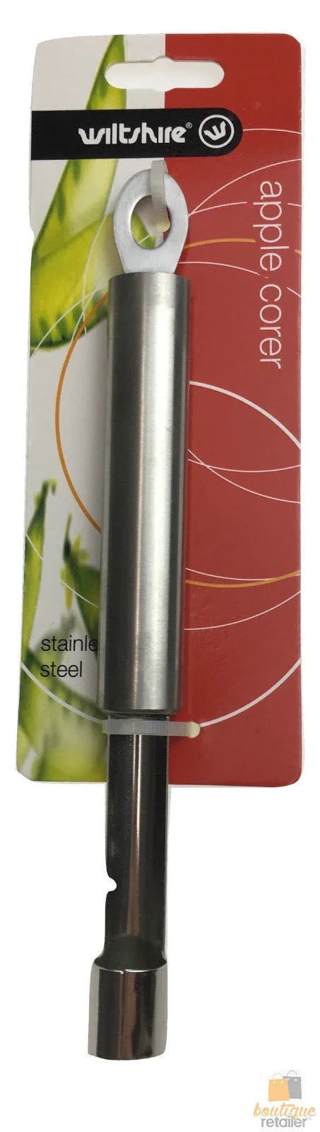 3x WILTSHIRE APPLE CORER Fruit Vegetable Cutter Slicer Tool Stainless Steel - Mekamart Australia