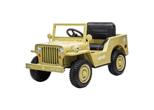 Go Skitz Major 12V Electric Ride On - Khaki - Mekamart Australia