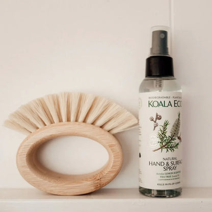 Bamboo Veggie Scrubber Brush - Mekamart Australia
