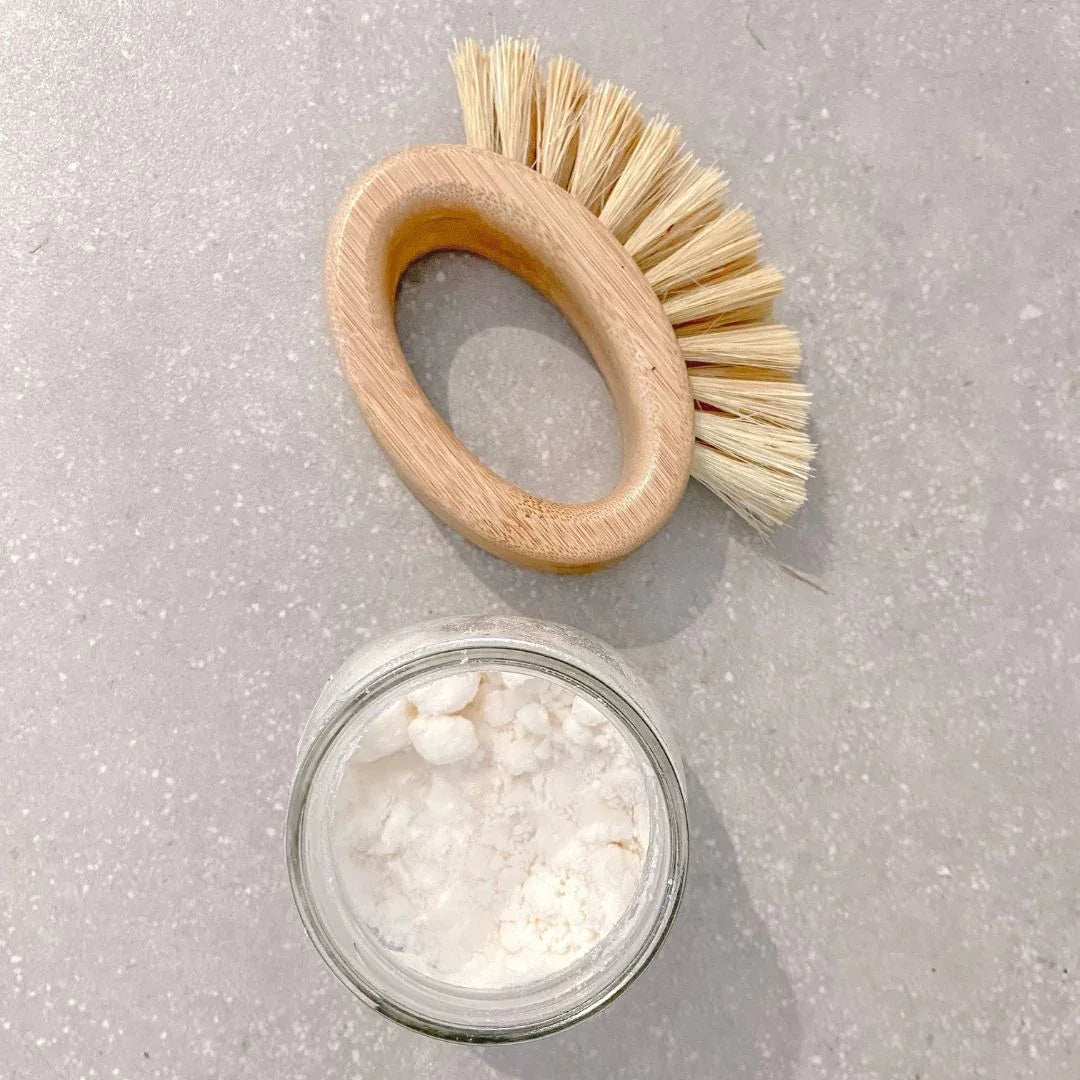 Bamboo Veggie Scrubber Brush - Mekamart Australia