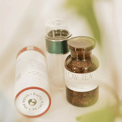 Double Wall Glass Tea Infuser Bottle - Mekamart Australia