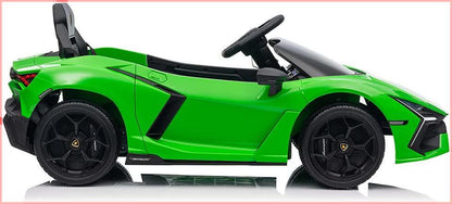 Lamborghini Revuelto Licensed Ride on 12V Remote Control Power Battery Car With Scissor door – Green - Mekamart Australia