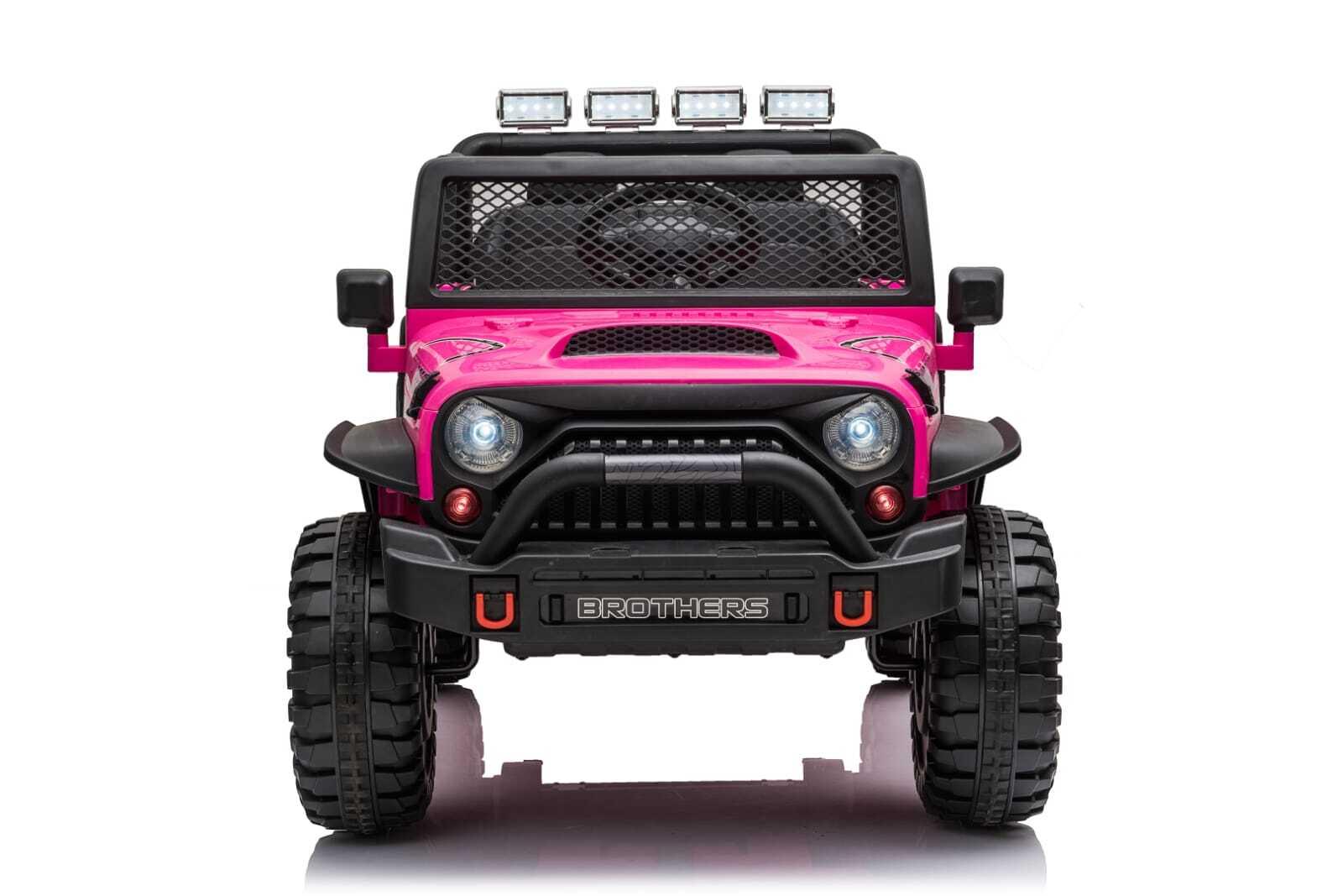 Jeep Off Road Inspired Ride On Car Kids Fairyland Adventure – Pink - Mekamart Australia