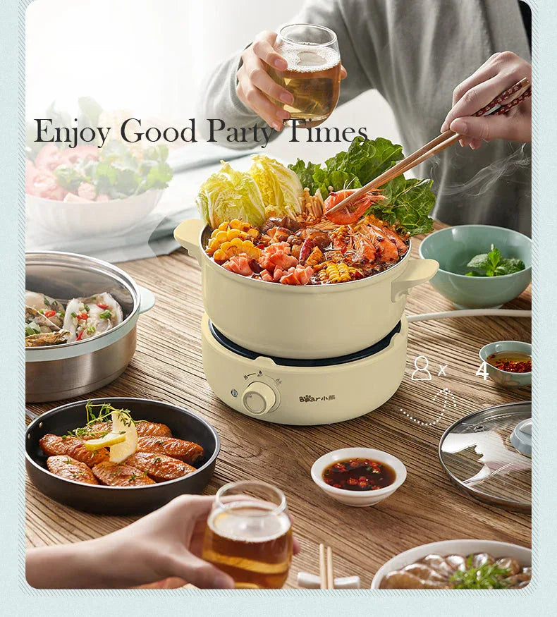 BEAR Multifunction Cooking Pot Hot Pot DHG-B25Z1 - Mekamart Australia