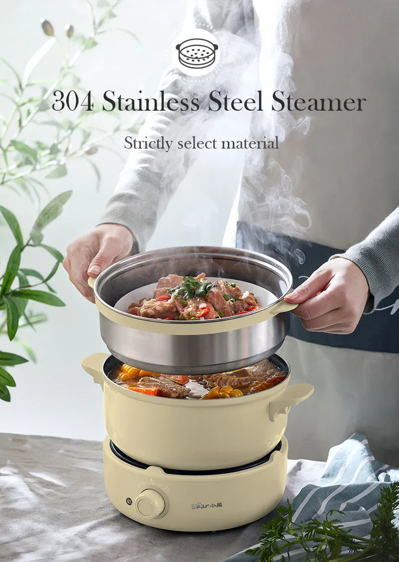 BEAR Multifunction Cooking Pot Hot Pot DHG-B25Z1 - Mekamart Australia