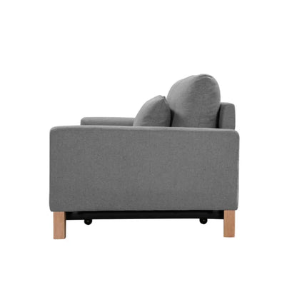 SHASA 2 Seater Pull-out Sofa bed Grey celadon - Mekamart Australia