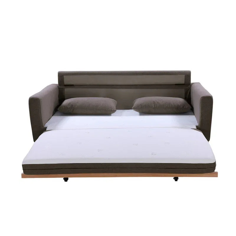 SHASA 2 Seater Pull-out Sofa bed Grey taupe - Mekamart Australia