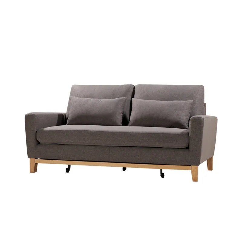 SHASA 2 Seater Pull-out Sofa bed Grey taupe - Mekamart Australia