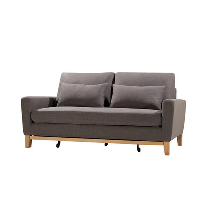 SHASA 2 Seater Pull-out Sofa bed Grey taupe - Mekamart Australia