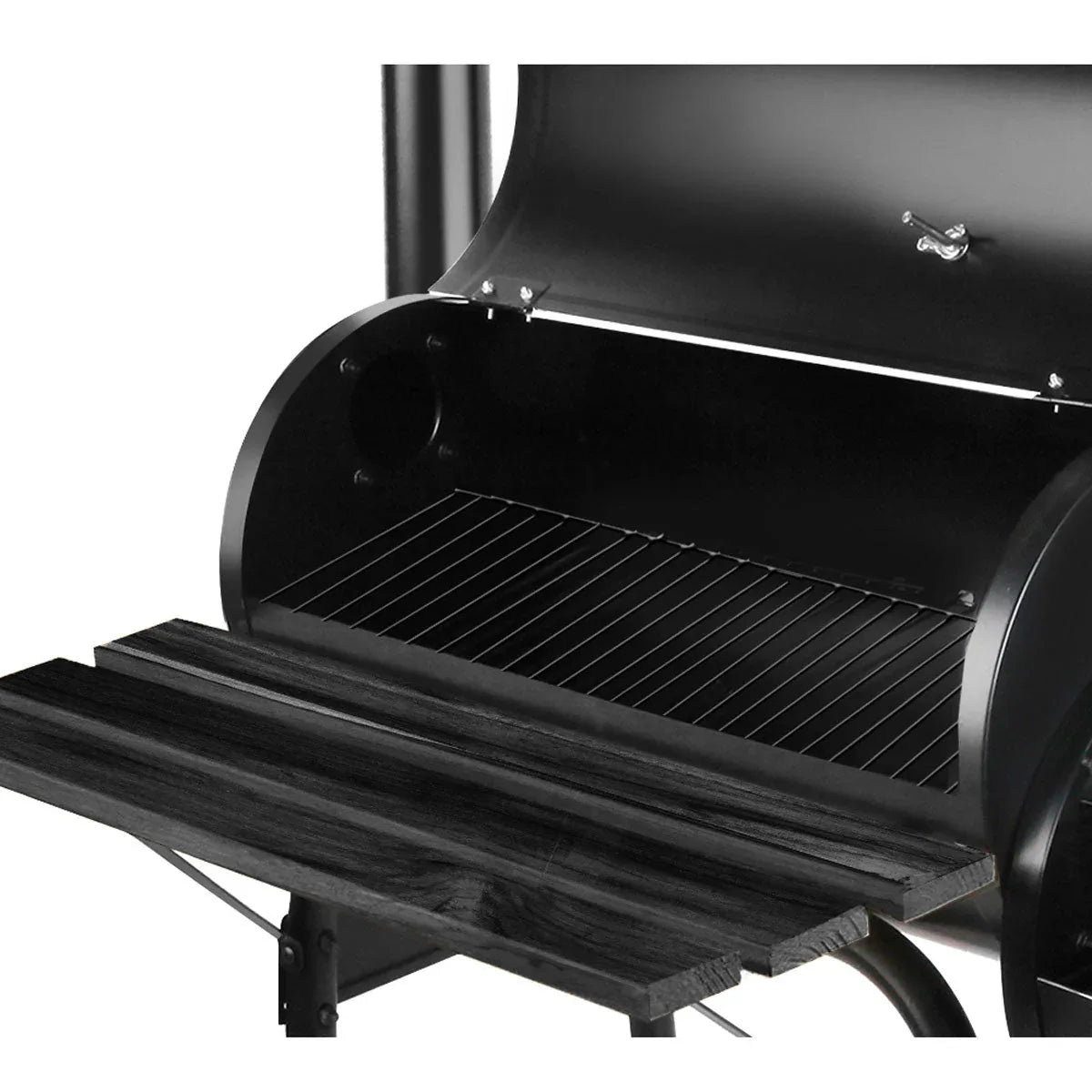 2 in1 BBQ Smoker Charcoal Grill Roaster Portable Offset Outdoor Camping Barbecue - Mekamart Australia