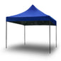 3x3m Pop Up Gazebo Outdoor Tent Folding Marquee Party Camping Market Canopy - blue - Mekamart Australia